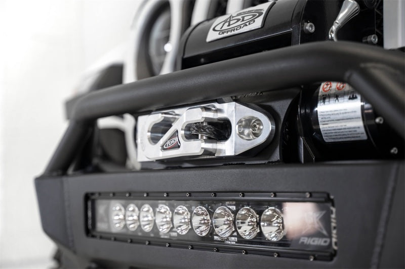 Addictive Desert Designs 2020 Jeep Gladiator JT Stealth Fighter Front Bump w/ Top Hoop & Winch Mount - GTR Auto