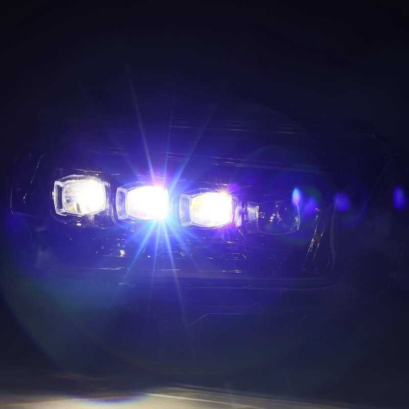 AlphaRex 10-13 Toyota 4Runner NOVA LED Proj Headlights Plank Style Alpha Black w/Seq Signal/DRL - GTR Auto