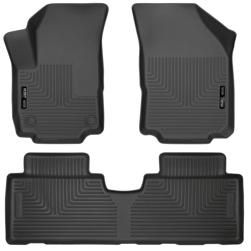 Husky Liners 18-23 GMC Terrain WeatherBeater Black Front & 2nd Seat Floor Liners 95151