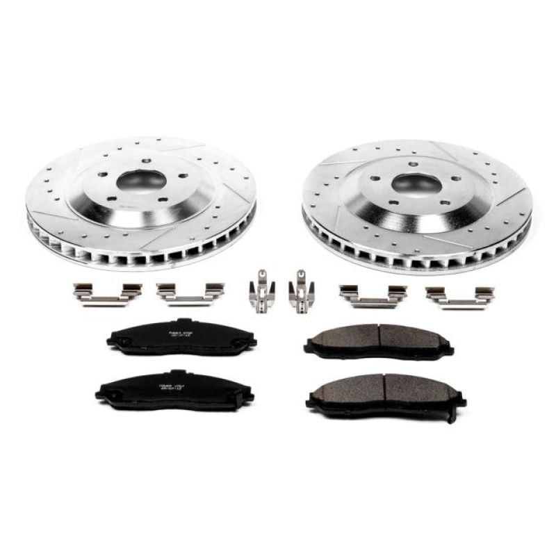 Power Stop 2004 Cadillac XLR Front Z23 Evolution Sport Brake Kit - GTR Auto