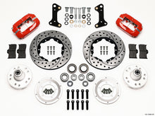 Load image into Gallery viewer, Wilwood Forged Dynalite Front Kit 11.00in Drill-Red 67-69 Camaro 64-72 Nova Chevelle - GTR Auto