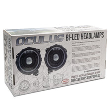 Load image into Gallery viewer, Oracle Oculus Bi-LED Projector Headlights for Jeep JL/Gladiator JT Satin Silver 5500K
