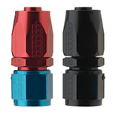 Load image into Gallery viewer, Fragola -10AN Straight Pro-Flow Hose End - Blue/Red