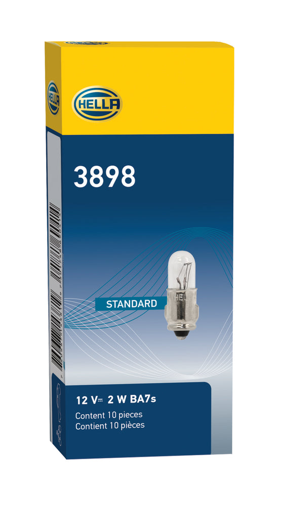 Hella 3898 12V 2W BA7s T2 Halogen Bulb (Min Order Qty 10) - GTR Auto