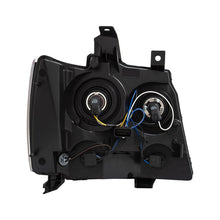 Load image into Gallery viewer, ANZO 2007-2014 Chevrolet Tahoe/Suburban Crystal Headlights Black - GTR Auto