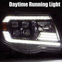 Load image into Gallery viewer, AlphaRex 05-11 Toyota Tacoma NOVA LED Projector Headlights Plank Style Alpha Black w/Activ Light/DRL - GTR Auto