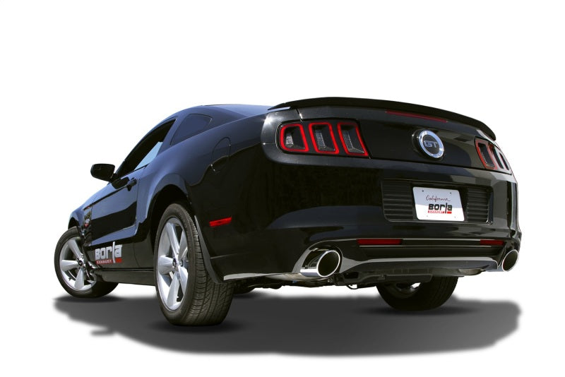 Borla 13-14 Mustang GT/Boss 302 5.0L V8 RWD Single Split Rr Exit Touring Exhaust (rear section only) - GTR Auto