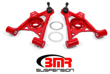 Load image into Gallery viewer, BMR 94-04 Mustang Lower Non-Adj. A-Arms (Poly) w/ Tall Ball Joint / Spring Pocket - Red - GTR Auto