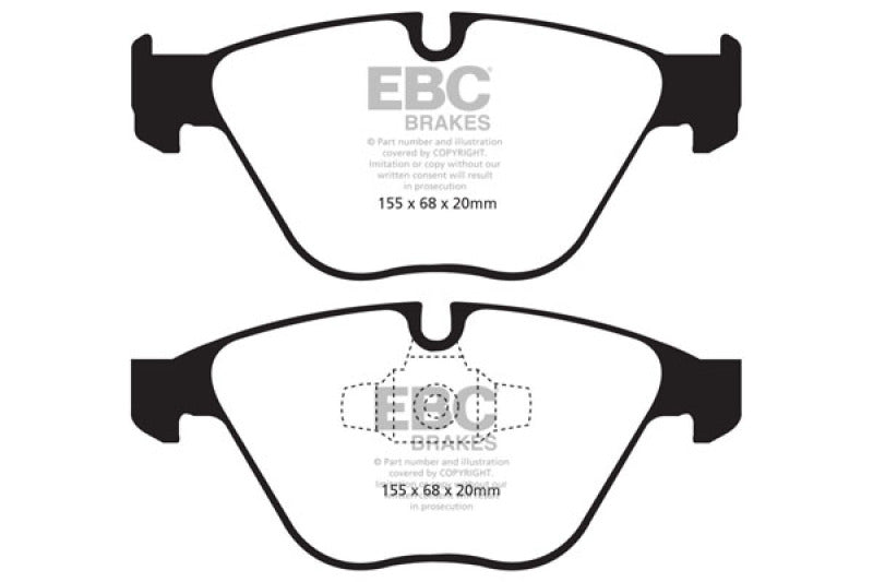 EBC 13+ BMW X1 2.0 Turbo (28i) Yellowstuff Front Brake Pads - GTR Auto