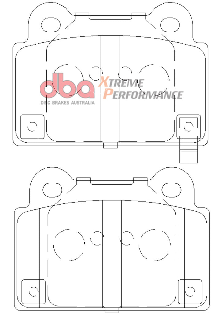 DBA 08-14 Mitsubishi EVO XP650 Rear Brake Pads - GTR Auto