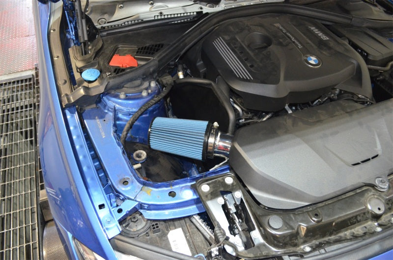 Injen 16-18 BMW 330i B48 2.0L (t) Wrinkle Black Cold Air Intake - GTR Auto