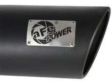 Load image into Gallery viewer, aFe MACH Force-XP 409 SS Right Side Single Wall Exhaust Tip 5in Inlet x 7in Outlet x 15in L 49T50701-B15