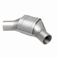 Load image into Gallery viewer, MagnaFlow Universal Catalytic Converter 2.50inch Angled Inlet/Outlet
