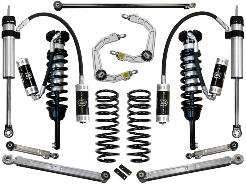 ICON 2010+ Toyota FJ/4Runner 0-3.5in Stage 6 Suspension System w/Billet Uca - GTR Auto