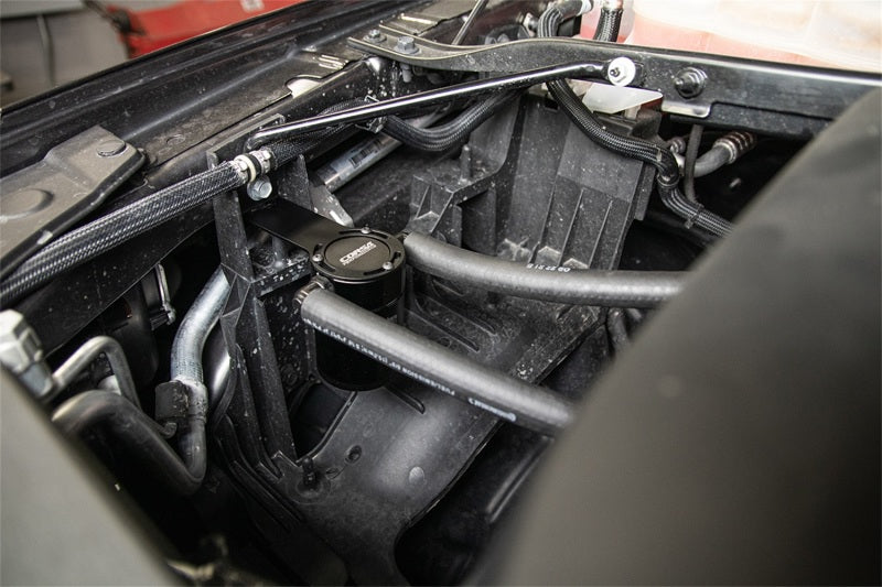 Corsa 2021-2024 Dodge Ram TRX Crew Cab Aluminum Oil Catch Can w/Mounting Bracket - GTR Auto