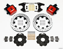 Load image into Gallery viewer, Wilwood Combination Parking Brake Rear Kit 12.19in Drilled Red Civic / Integra Drum 2.46 Hub Offset - GTR Auto