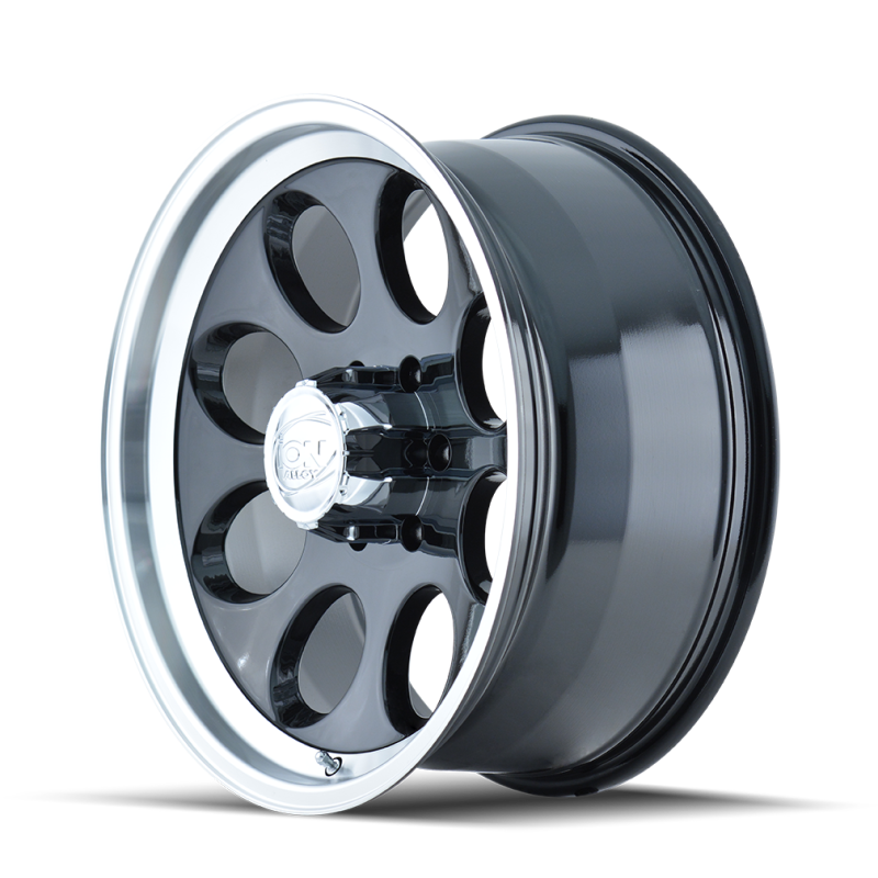 ION Type 171 16x8 / 8x170 BP / -5mm Offset / 130.8mm Hub Black/Machined Wheel - GTR Auto