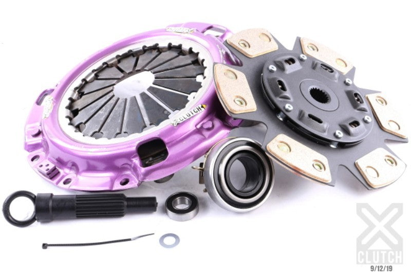 XClutch 92-96 Mitsubishi Lancer GSR 1.8L Stage 2R Extra HD Sprung Ceramic Clutch Kit - GTR Auto
