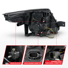 Load image into Gallery viewer, ANZO 11-15 Ford Explorer (w/Factory Halogen HL Only) Projector Headlights w/Light Bar Black Housing - GTR Auto