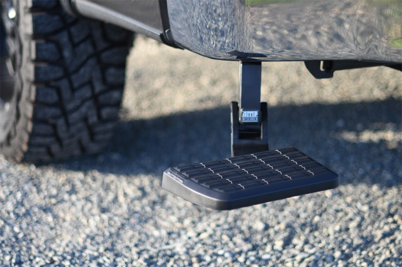 AMP Research 21-22 Ford F150 BedStep (Does Not Work w/Dual Exhaust) - Black - GTR Auto