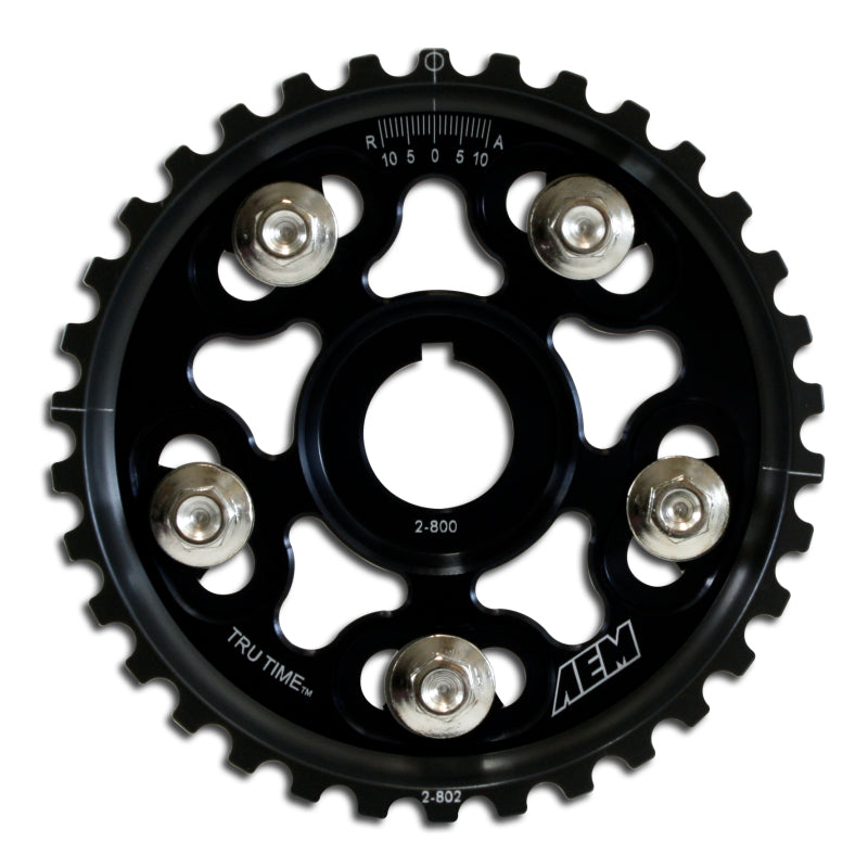 AEM 90-91 Acura Interga RS LS GS & GSR/ 99-00 Honda Civic Si Black Tru-Time Cam Gear - GTR Auto
