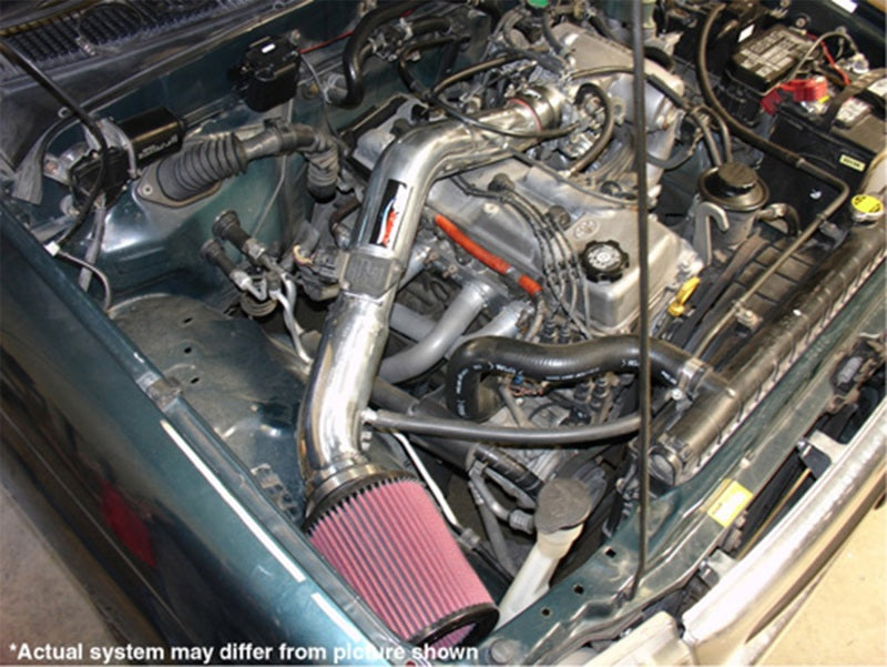 Injen 97-99 Tacoma 4 Cyl. only Wrinkle Black Power-Flow Air Intake System - GTR Auto