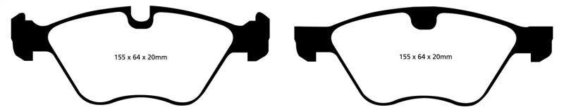 EBC 09+ BMW Z4 3.0 (E89) Yellowstuff Front Brake Pads - GTR Auto