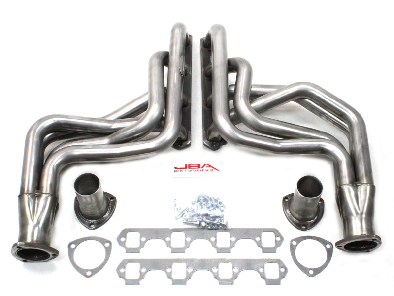 JBA 65-73 Ford Mustang 260-351W (w/Mustang II Suspension) 1-3/4in Primary Raw 409SS Long Tube Header - GTR Auto