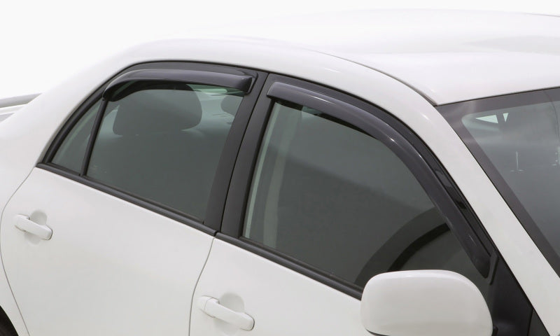 AVS 16-18 Chevy Cruze Ventvisor In-Channel Front & Rear Window Deflectors 4pc - Smoke - GTR Auto