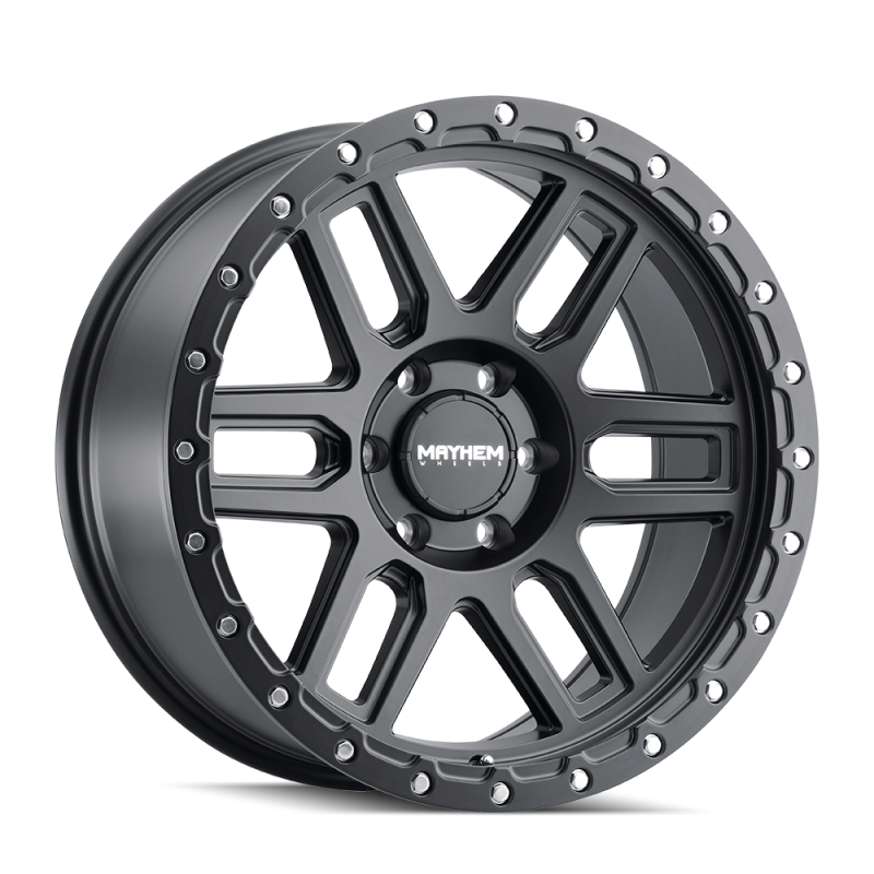 Mayhem 8304 Delta 20x9 / 6x135 BP / 0mm Offset / 87.1mm Hub Matte Black Wheel - GTR Auto