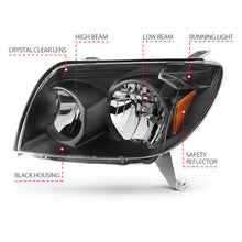 Load image into Gallery viewer, ANZO 2003-2005 Toyota 4Runner Crystal Headlights Black - GTR Auto