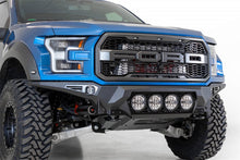 Load image into Gallery viewer, Addictive Desert Designs 17-20 Ford F-150 Raptor Bomber Front Bumper w/ 4 Rigid 360 6in Round Mounts - GTR Auto
