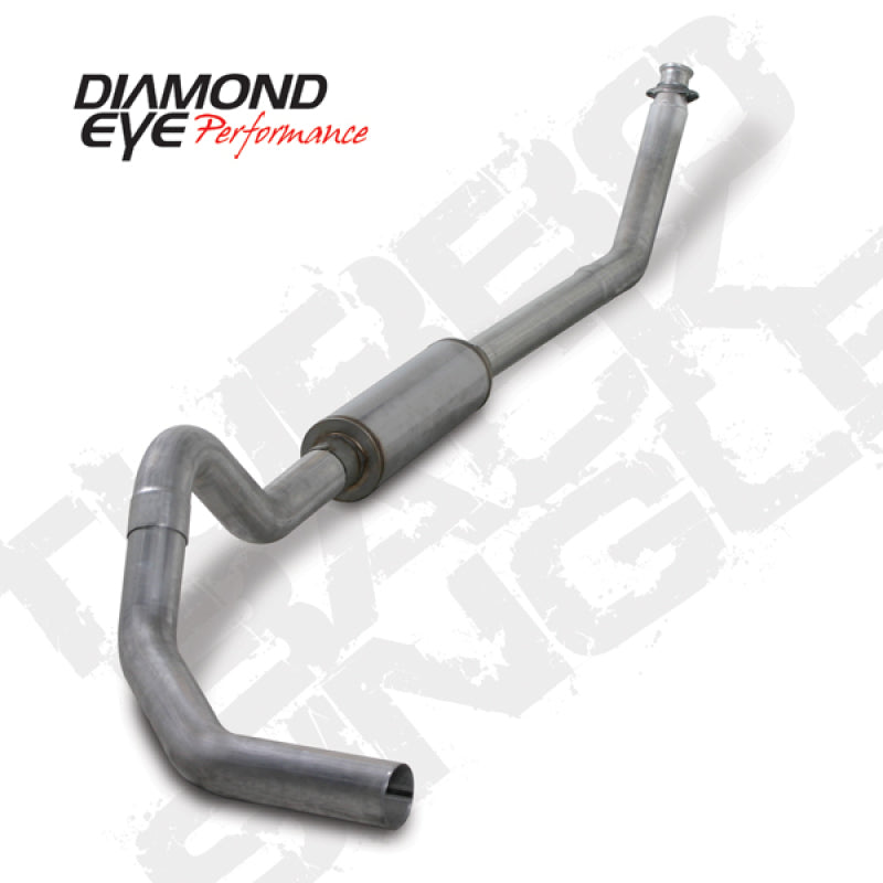 Diamond Eye KIT 4in Turbo Back SGL AL: 98.5-02 DODGE CUMMINS 5.9L - GTR Auto