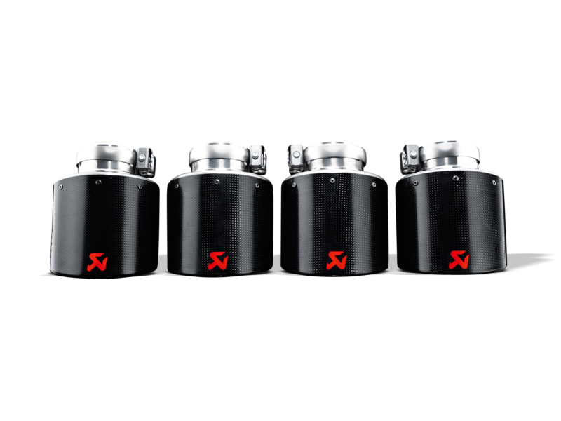 Akrapovic 06-13 Chevrolet Corvette ZO6/ZR1 (C6) Tail Pipe Set (Carbon 115 mm) - GTR Auto