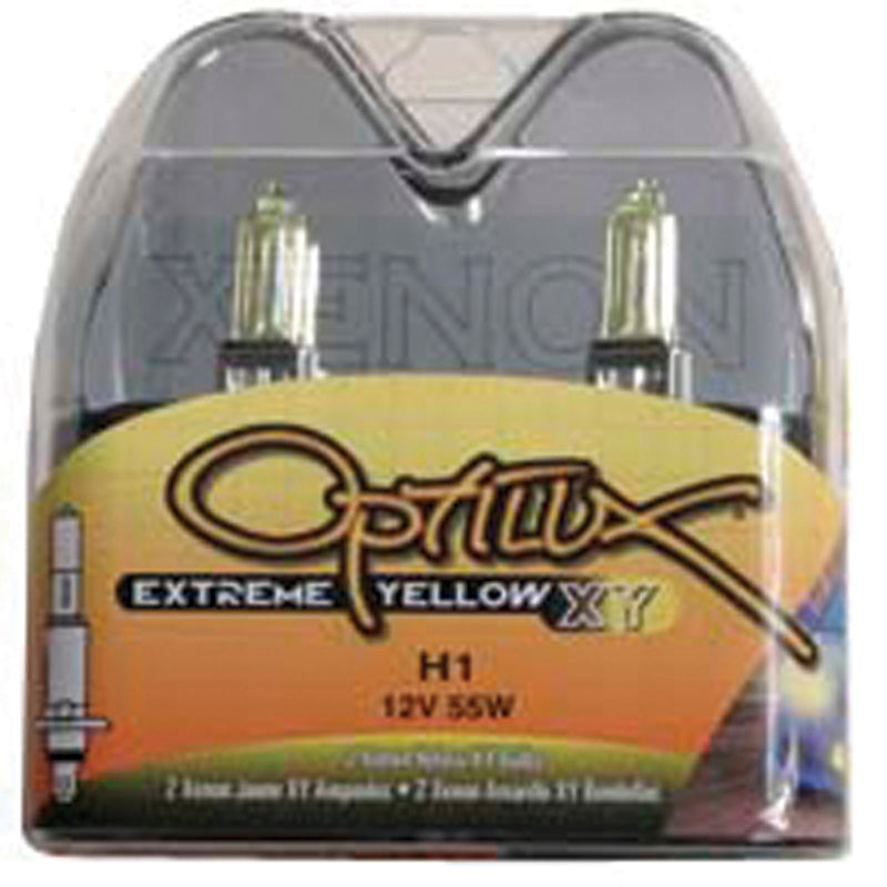 Hella Optilux H1 12V/55W XY Yellow Bulb - GTR Auto