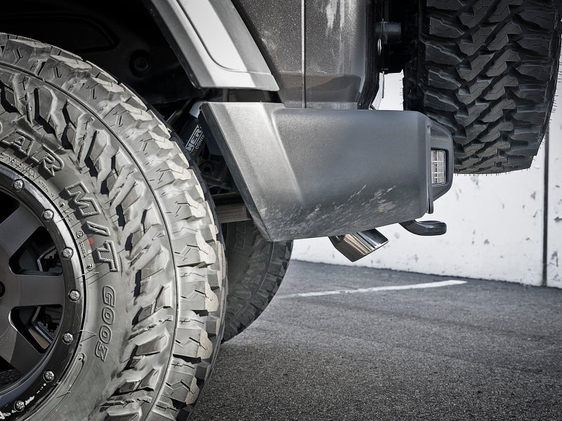 aFe MACH Force-Xp Axle-Back Exhaust System w/Polished Tip 18-20 Jeep Wrangler L4-2.0T / V6-3.6L - GTR Auto