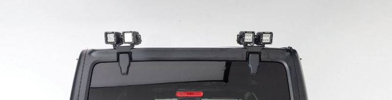 Go Rhino 18-20 Jeep Wrangler JL/JLU Light Mount - One or Two 3in Cubes - GTR Auto