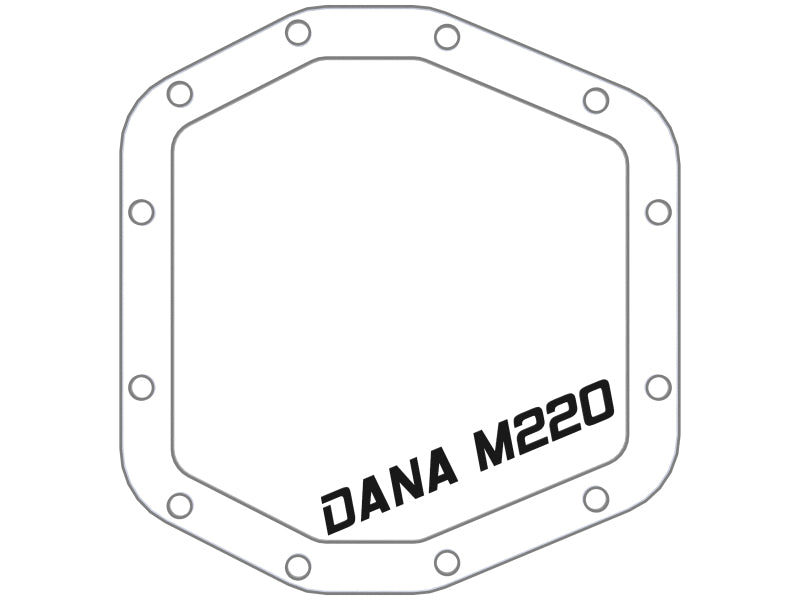 aFe Street Series Rear Differential Cover Raw w/Machined Fins 20+ Jeep Gladiator JT (Dana M220) - GTR Auto