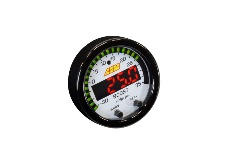 AEM X-Series Boost Pressure -30inHg 35psi Gauge - GTR Auto