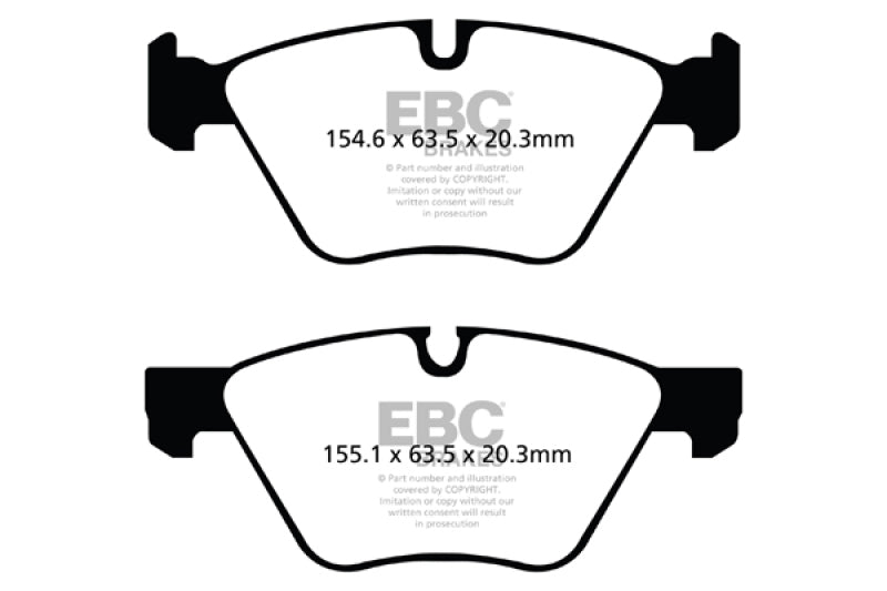 EBC 09+ BMW Z4 3.0 (E89) Yellowstuff Front Brake Pads - GTR Auto