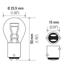 Load image into Gallery viewer, Hella Bulb 1157 12V 27/8W BAY15d S8 - GTR Auto