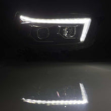 Load image into Gallery viewer, AlphaRex 10-13 Toyota 4Runner PRO-Series Projector Headlights Plank Style Black w/Seq Signal/DRL - GTR Auto