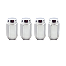 Load image into Gallery viewer, McGard Hex Lug Nut (Cone Seat) M12X1.75 / 13/16 Hex / 1.815in. Length (4-Pack) - Chrome - GTR Auto