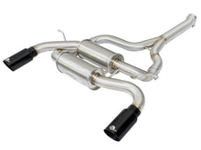 Load image into Gallery viewer, aFe MACHForce XP SS-304 Black Tip 2.5in Dia Axle Back Exhaust 12-15 BMW 335i (F30) 3.0L (t) - GTR Auto