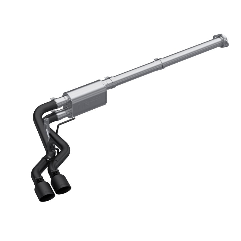 MBRP 2021 Ford F-150 2.7L EcoBoost / 3.5L EcoBoost / 5.0L 3in Cat Back Single Side Exit Black - GTR Auto