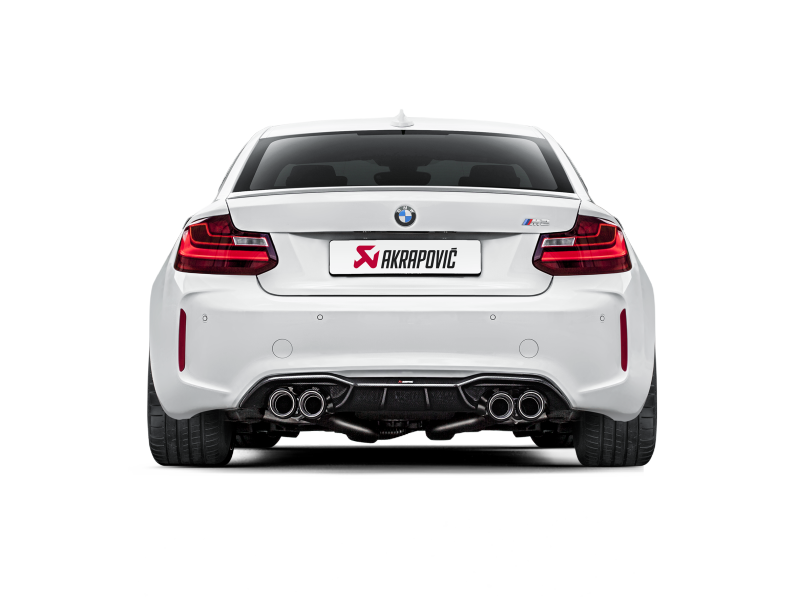 Akrapovic 16-17 BMW M2 F87 (Excl M2 Competition) Evolution Line Cat Back (Titanium) w/Carbon Tips - GTR Auto
