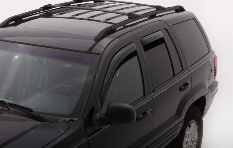 AVS 2004 Ford Ecosport (Brazil) Ventvisor In-Channel Front & Rear Window Deflectors 4pc - Smoke - GTR Auto