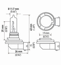 Load image into Gallery viewer, Hella H9 12V 65W PGJ19-5 HP 2.0 Halogen Bulbs - GTR Auto