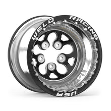 Load image into Gallery viewer, Weld Alpha-1 15x13 / 5x4.75 BP / 5in BS Black Wheel - Black Double Beadlock MT - GTR Auto