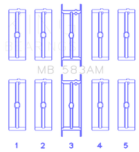 Load image into Gallery viewer, King Engine Bearings Ford 239/256/272/292 Crankshaft Main Bearing Set